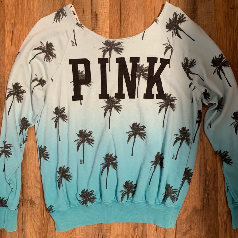 PINK off the shoulder sweatshirt